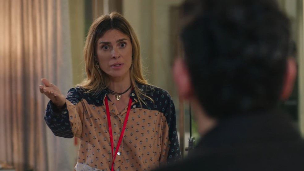 Leila e Renato terão impasse — Foto: Reprodução/TV Globo