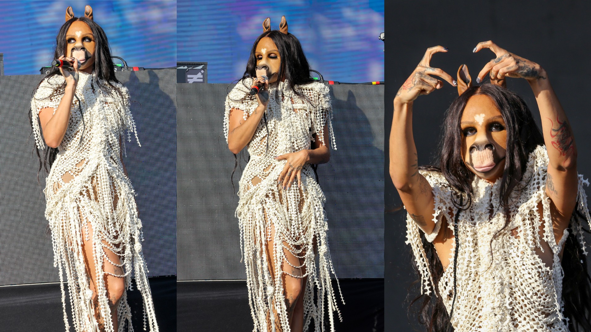 DJ alemã que se define como 'metade cavalo, metade humana' se apresenta no Lollapalooza