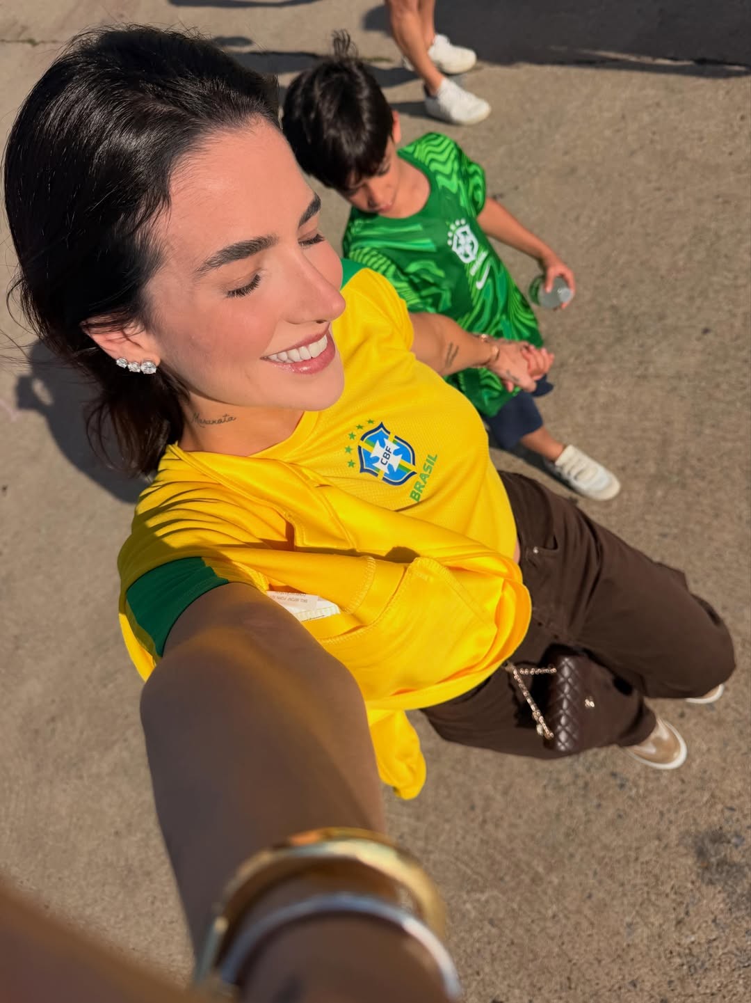 Duda Fournier, esposa de Lucas Paquetá, abre álbum da família no USA para a Copa; 'Tudo pra mim', diz jogador