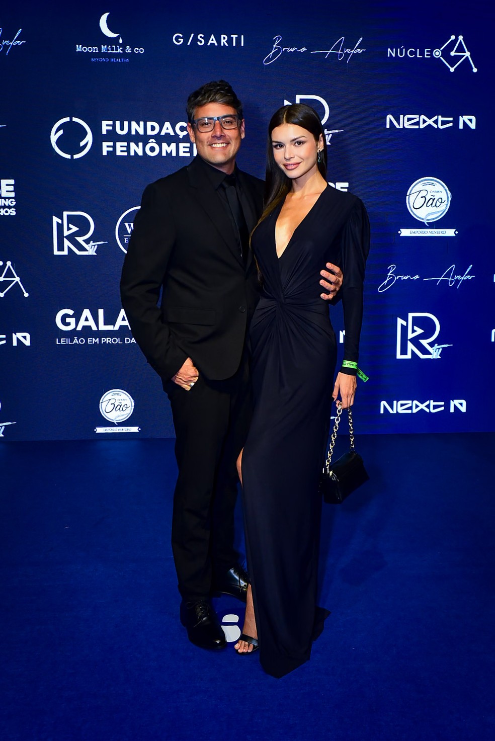 Bruno de Lucca e esposa, Sthefany Vidal — Foto: Andy Santana/Brazil News