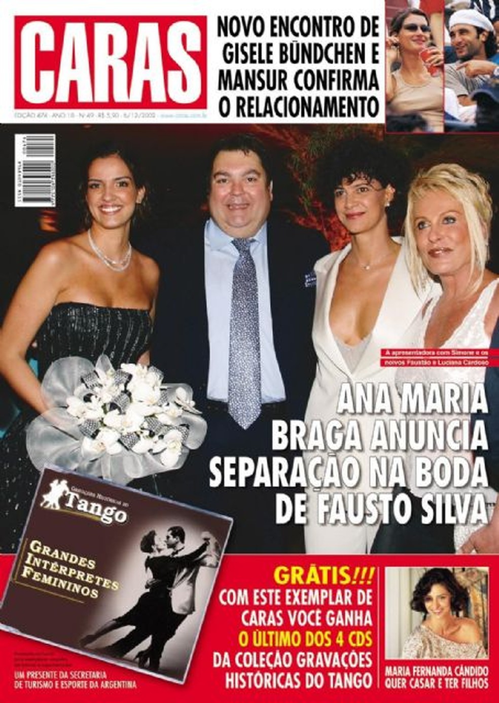 Capas de revistas traziam declarações de famosos sobre separações — Foto: Reprodução/internet