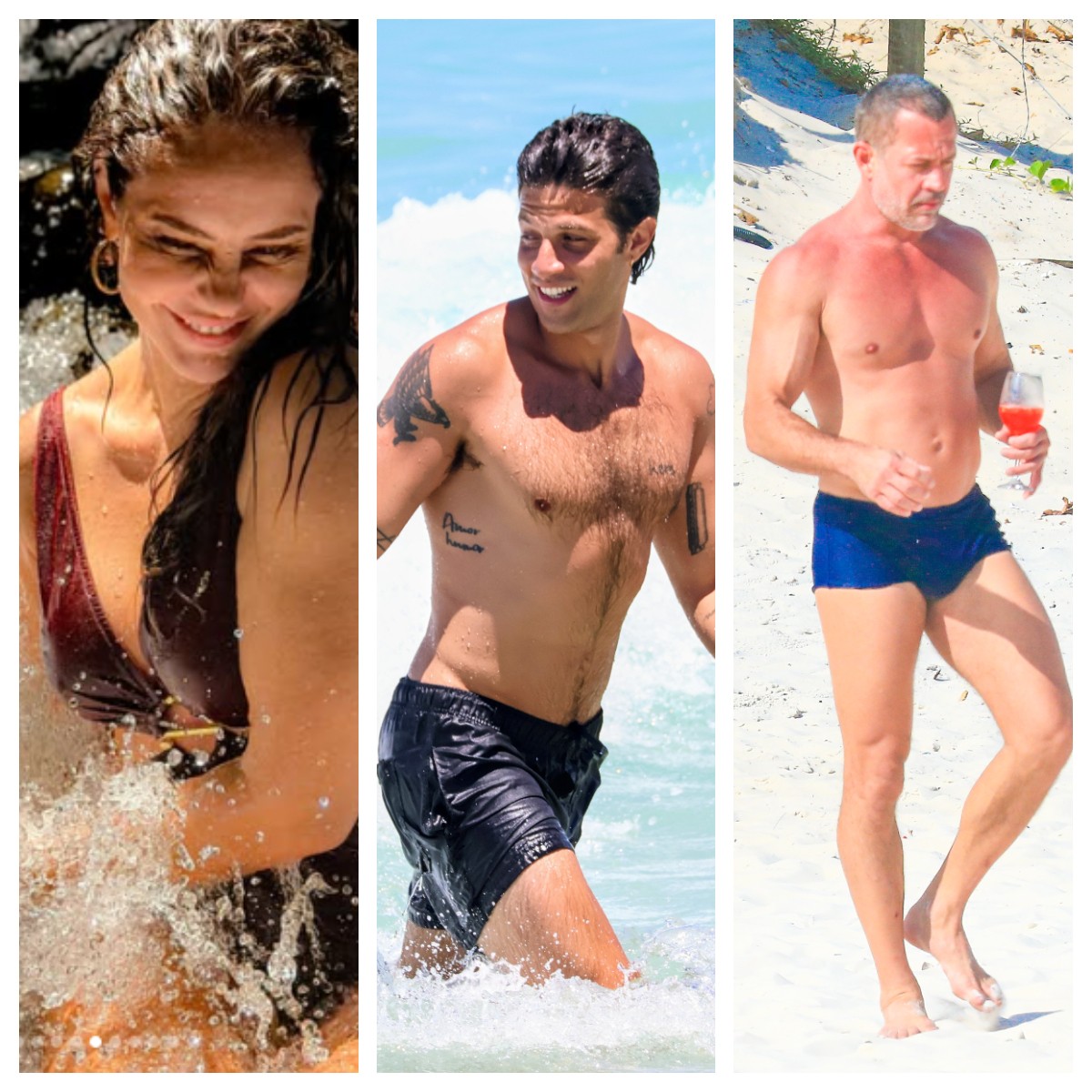 Famosos aproveitam dia ensolarado para curtirem; veja fotos