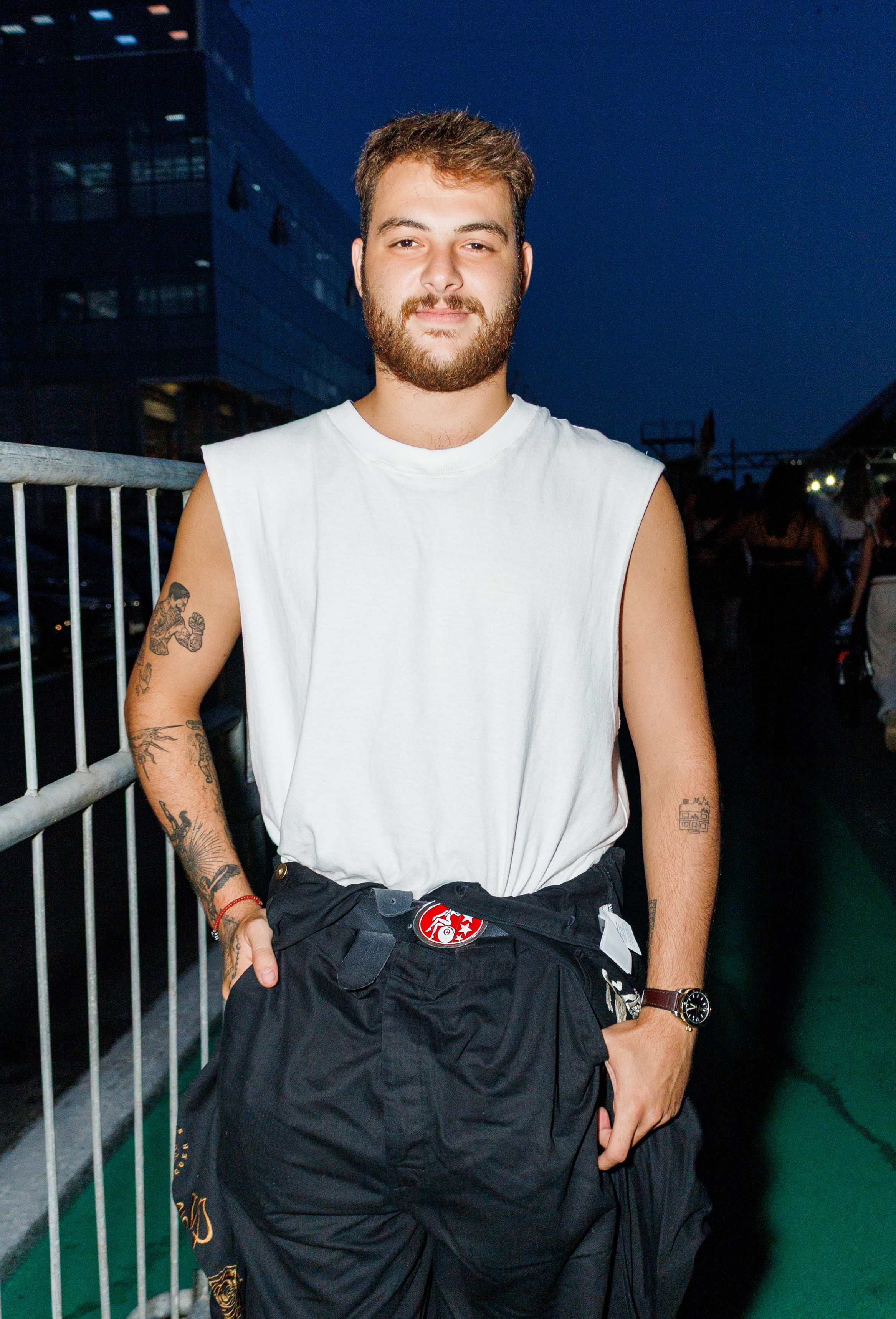 Filho de Patrícia Poeta, Felipe Poeta curte último dia de Lollapalooza