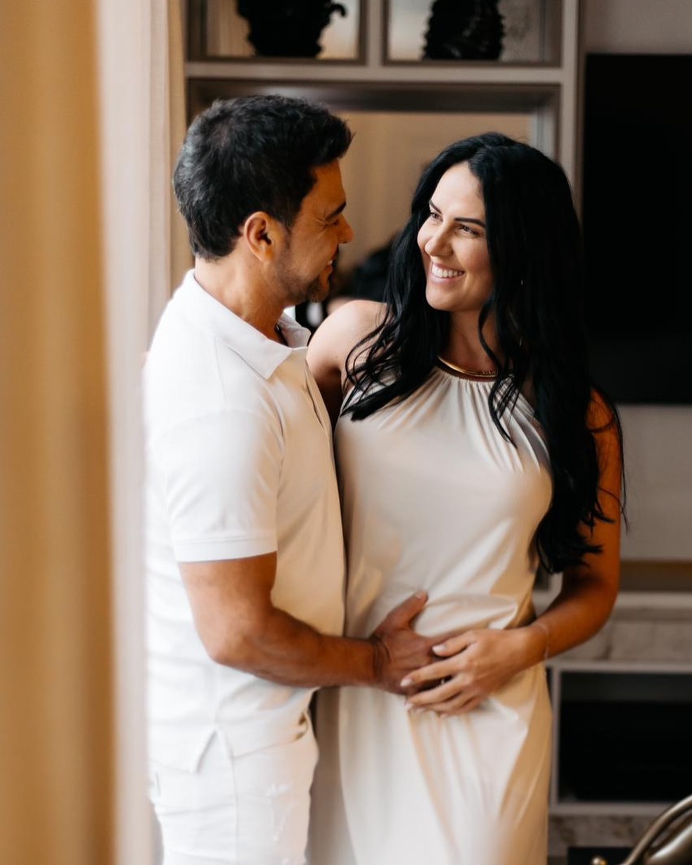Zezé Di Camargo e Graciele Lacerda — Foto: Reprodução Instagram/@thailazarinifotografia