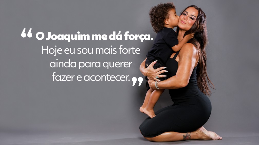 Viviane Araujo e Joaquim — Foto: Marcos Serra Lima/gshow