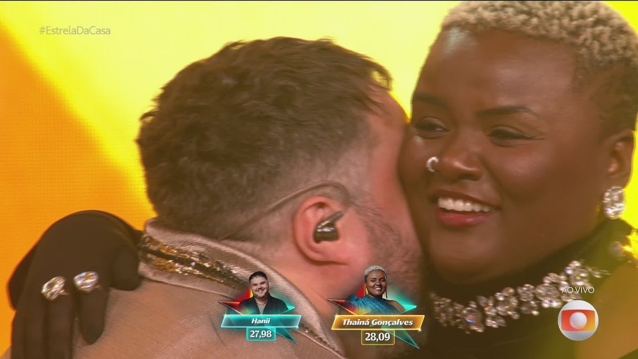 Thainá Gonçalves, campeã do Estrela da Casa, grava vinheta de fim de ano da TV Globo