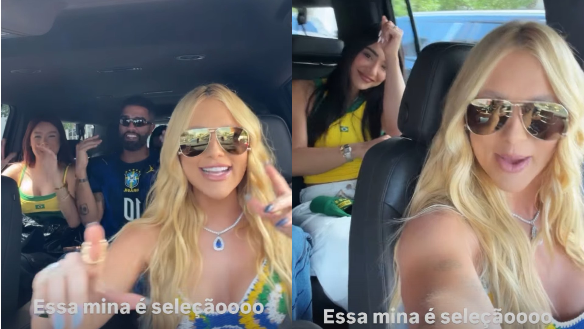Virginia mostra bastidores antes do terceiro jogo do Brasil na Copa