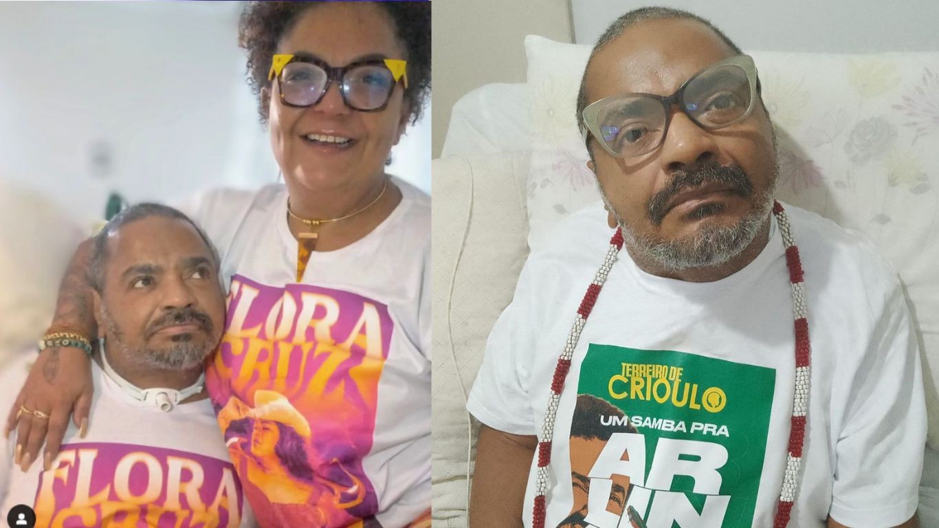 Babi Cruz fala sobre estado de saúde de Arlindo Cruz e do quadro de pneumonia: 'O tempo frio piorou tudo'