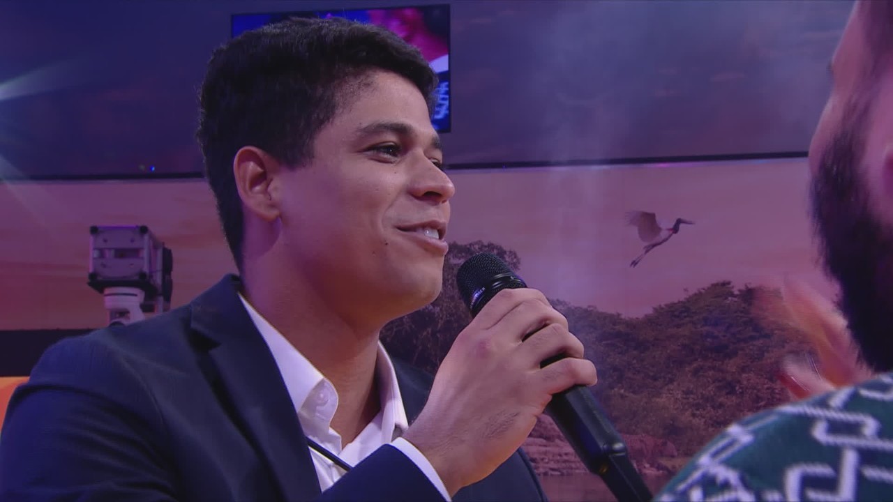 No Big Show A Invasão, Guilheme canta música do Estrela da Casa com Ana Clara