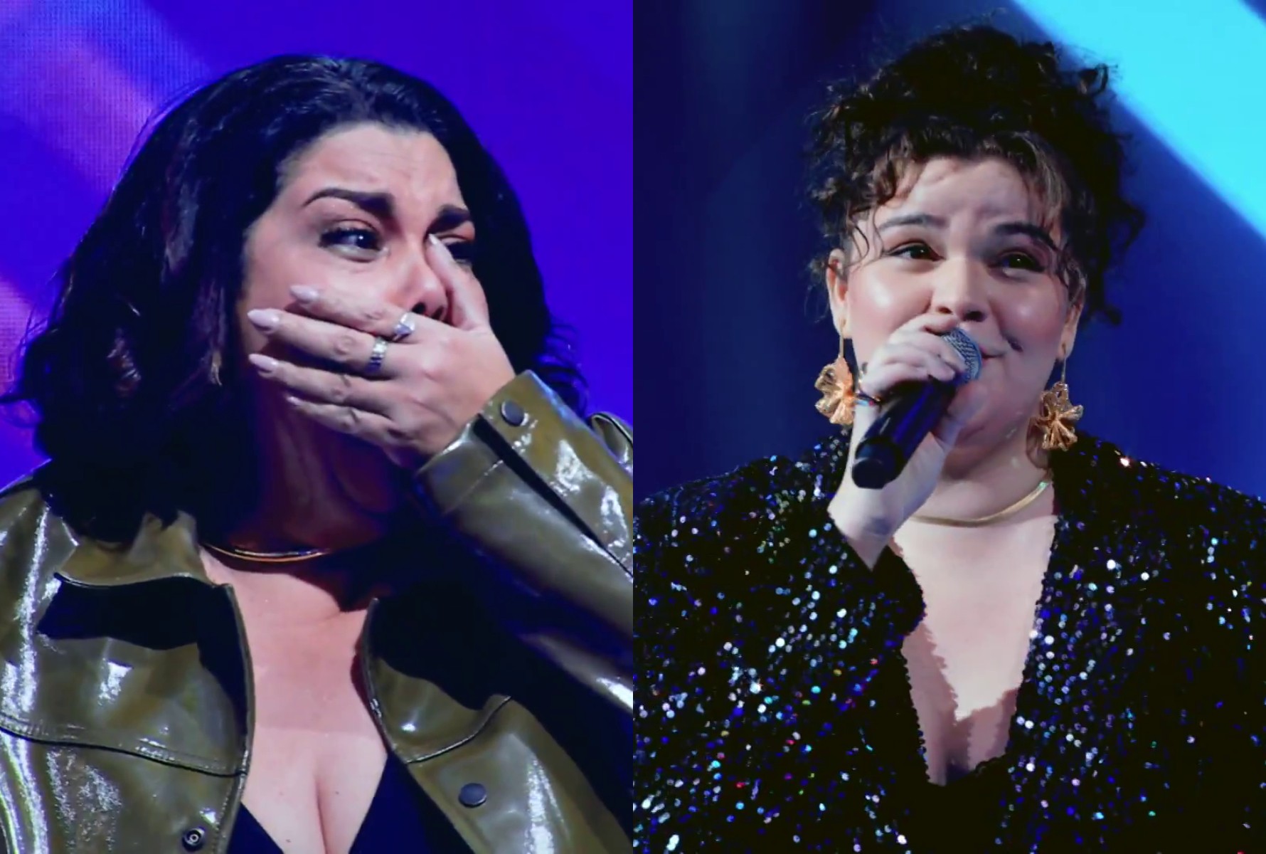 Fabiana Karla vai às lágrimas com surpresa da filha cantora: 'Estou sem palavras'