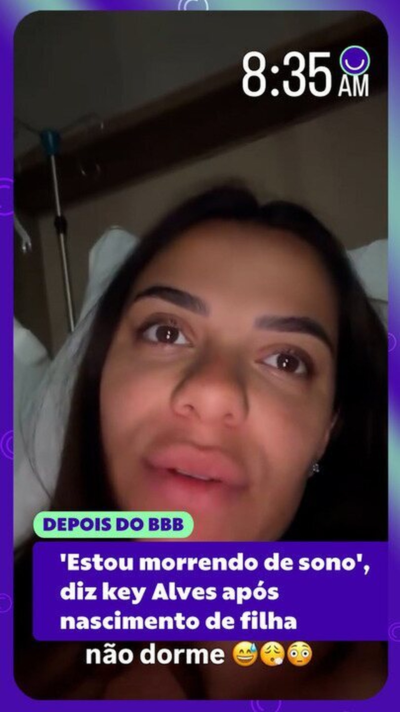 Key Alves compartilha rotina após nascimento de filha: 'Estou morrendo de sono'