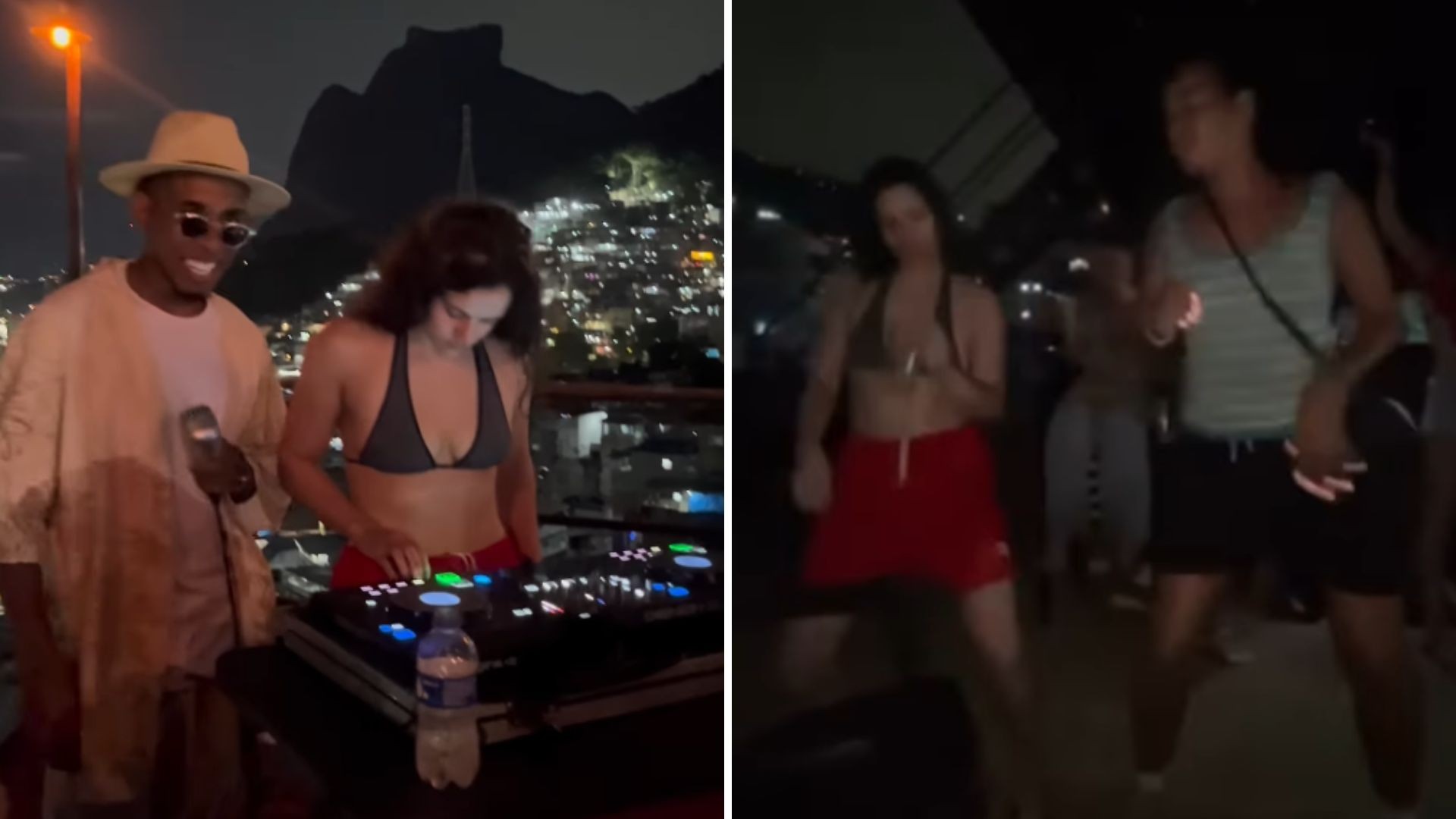Rosalía dança funk em noitada na Rocinha, no Rio