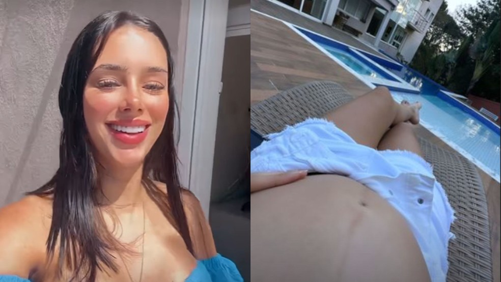 No Brasil, Bruna Biancardi compartilha foto de barriga à mostra | Famosos |  gshow