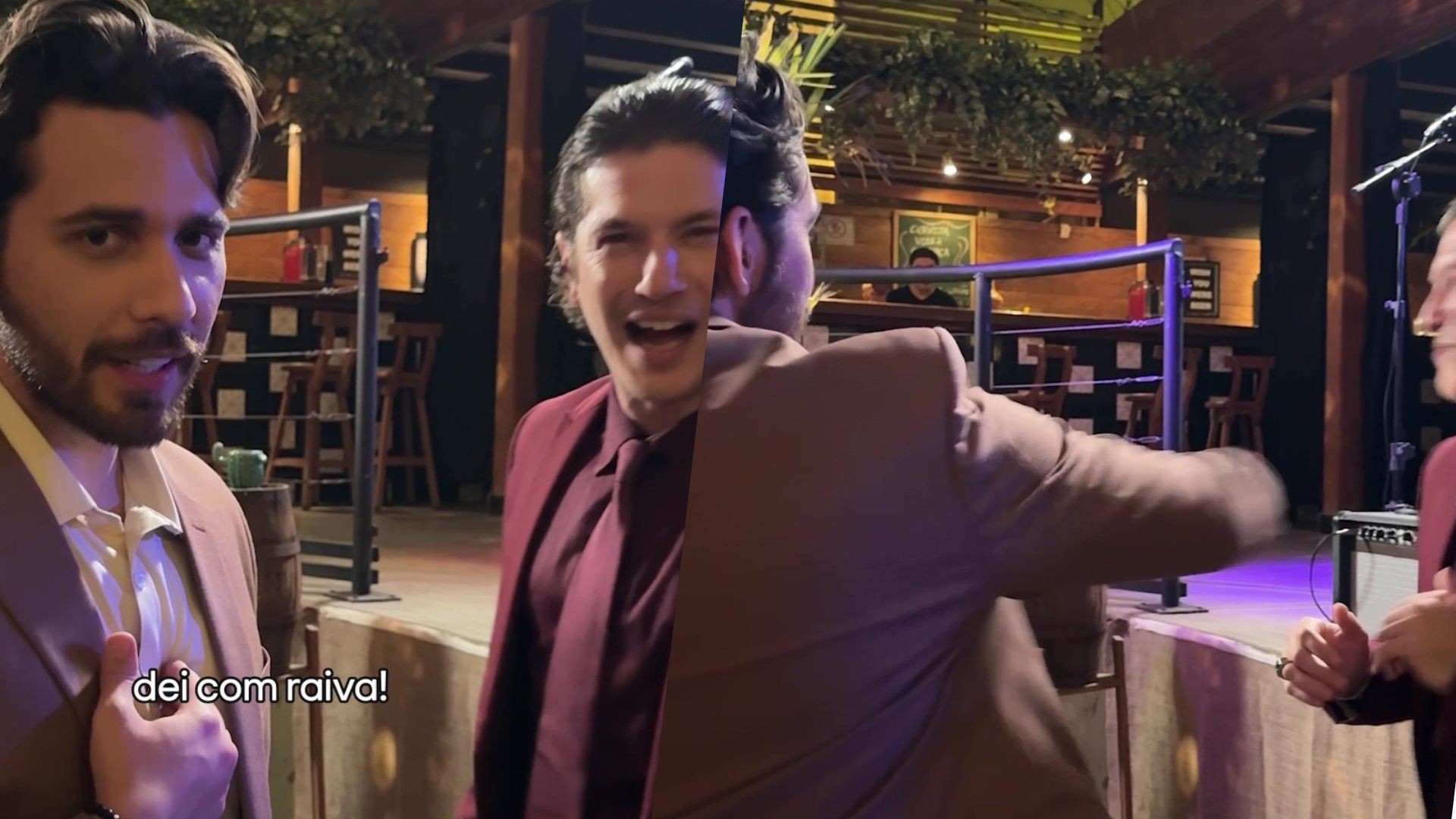 Estrela de novelinha do Globoplay, Gustavo Mioto mostra soco técnico em Caio Paduan: 'Popó vai se orgulhar'