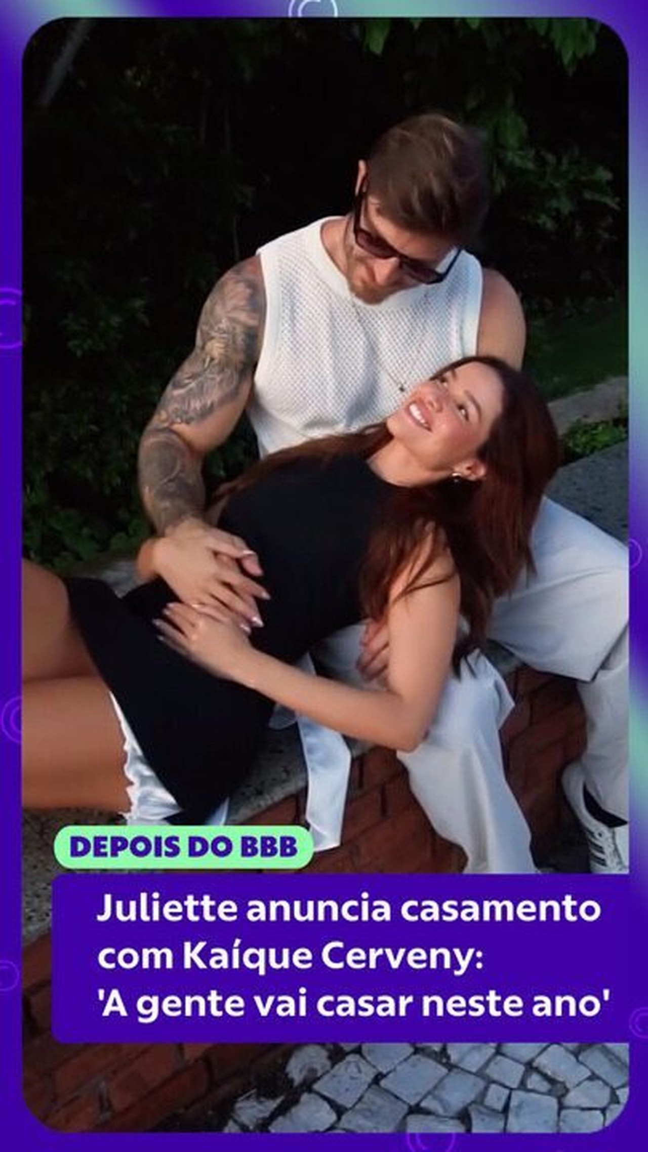 Juliette conta que vai casar neste ano com Kaíque Cerveny: 'Prometo mostrar tudo para vocês'