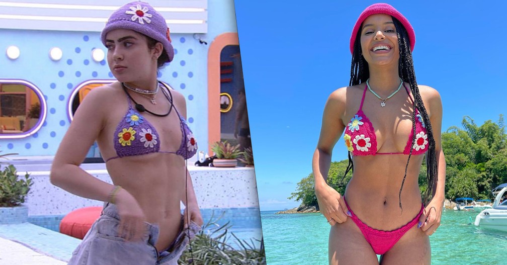 Gleici Damasceno copia look de Jade Picon no 'BBB 22': 'Biquíni de