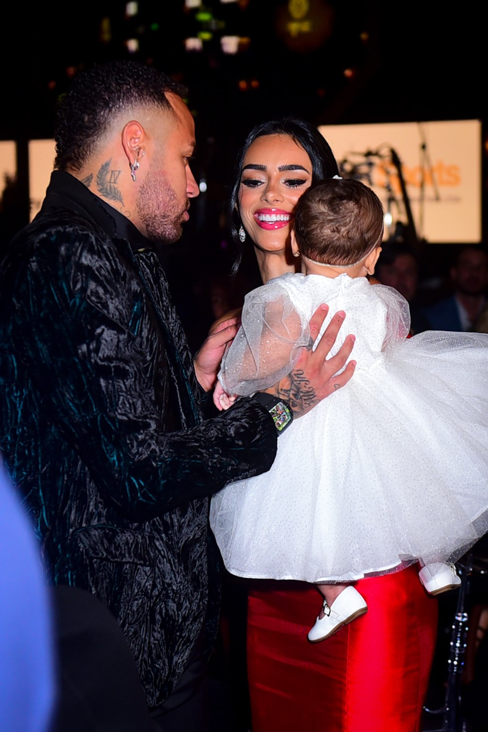Neymar, Bruna Biancardi e Mavie 