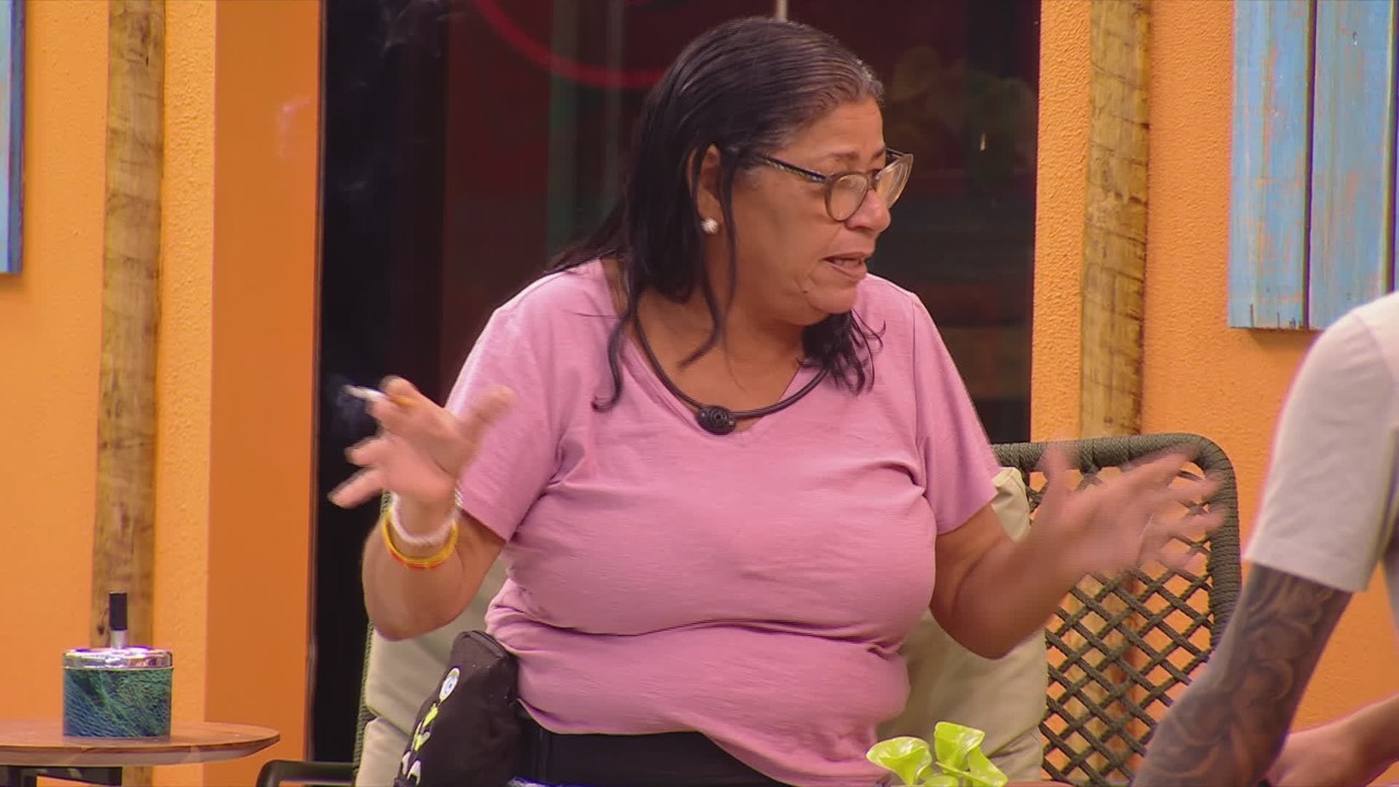 Delma aconselha Diego Hypolito no BBB 25: 'Mostre que você está todo ...