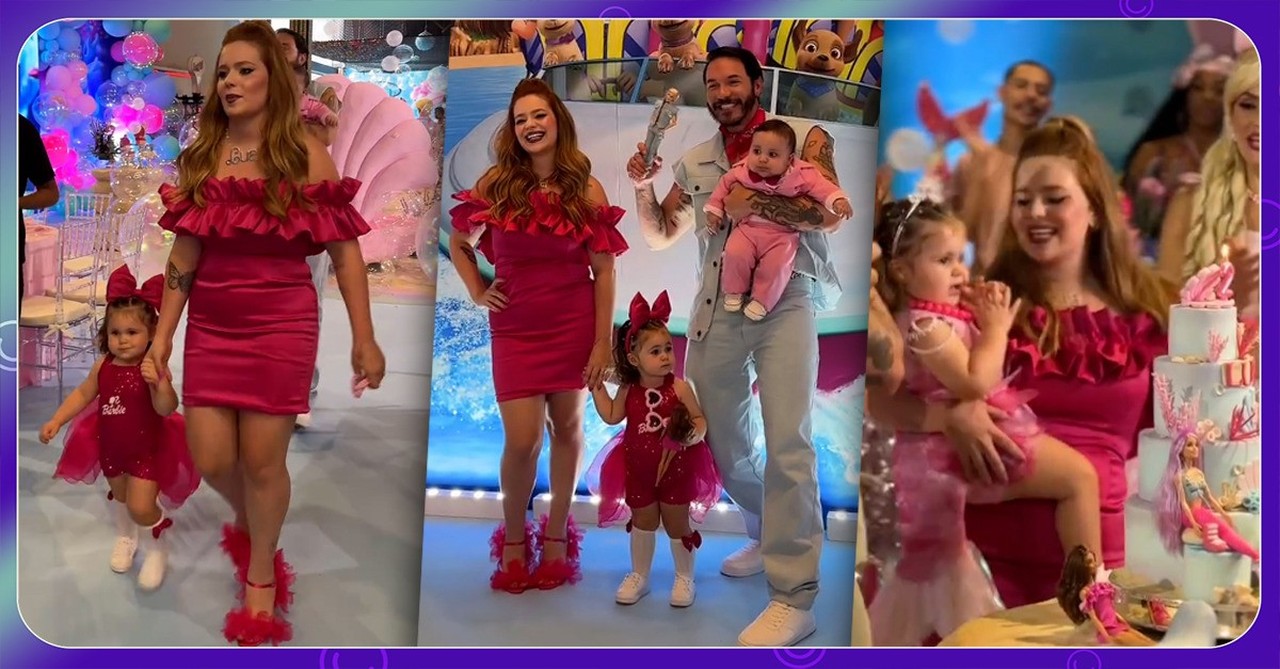 Festa de 2 anos de Lua, filha de Viih Tube e Eliezer, encanta com detalhes e tem reencontro de ex-BBBs; veja