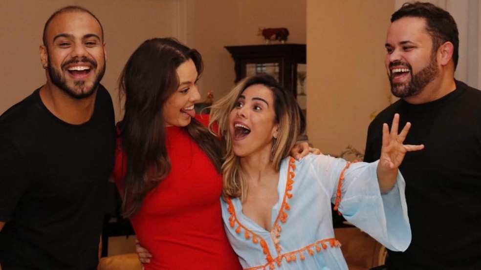 Wanessa Camargo reúne ex-BBBs em festa de aniversário do filho 'Amo vocês' — Foto: Reprodução/Instagram