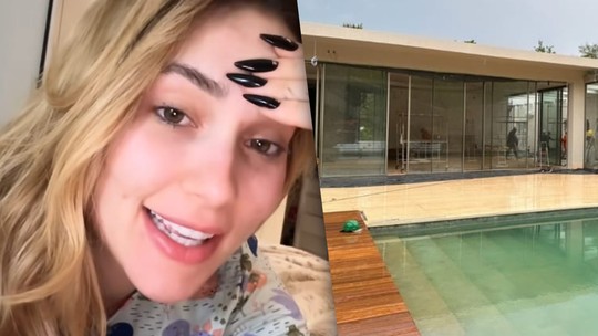 Virginia Fonseca dá spoiler da piscina de sua mansão: 'A ficha não caiu que a gente vai morar lá' - Foto: (Instagram)