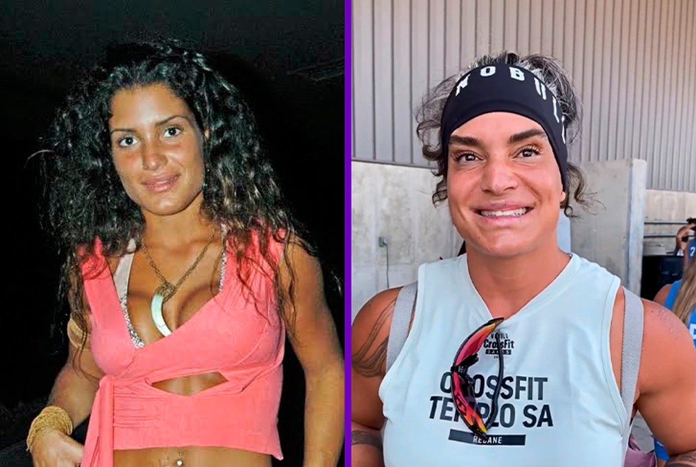 Tatiana Giordano foi a primeira eliminada do BBB 4 — Foto: Reprodução/TV Globo/ Redes Sociais