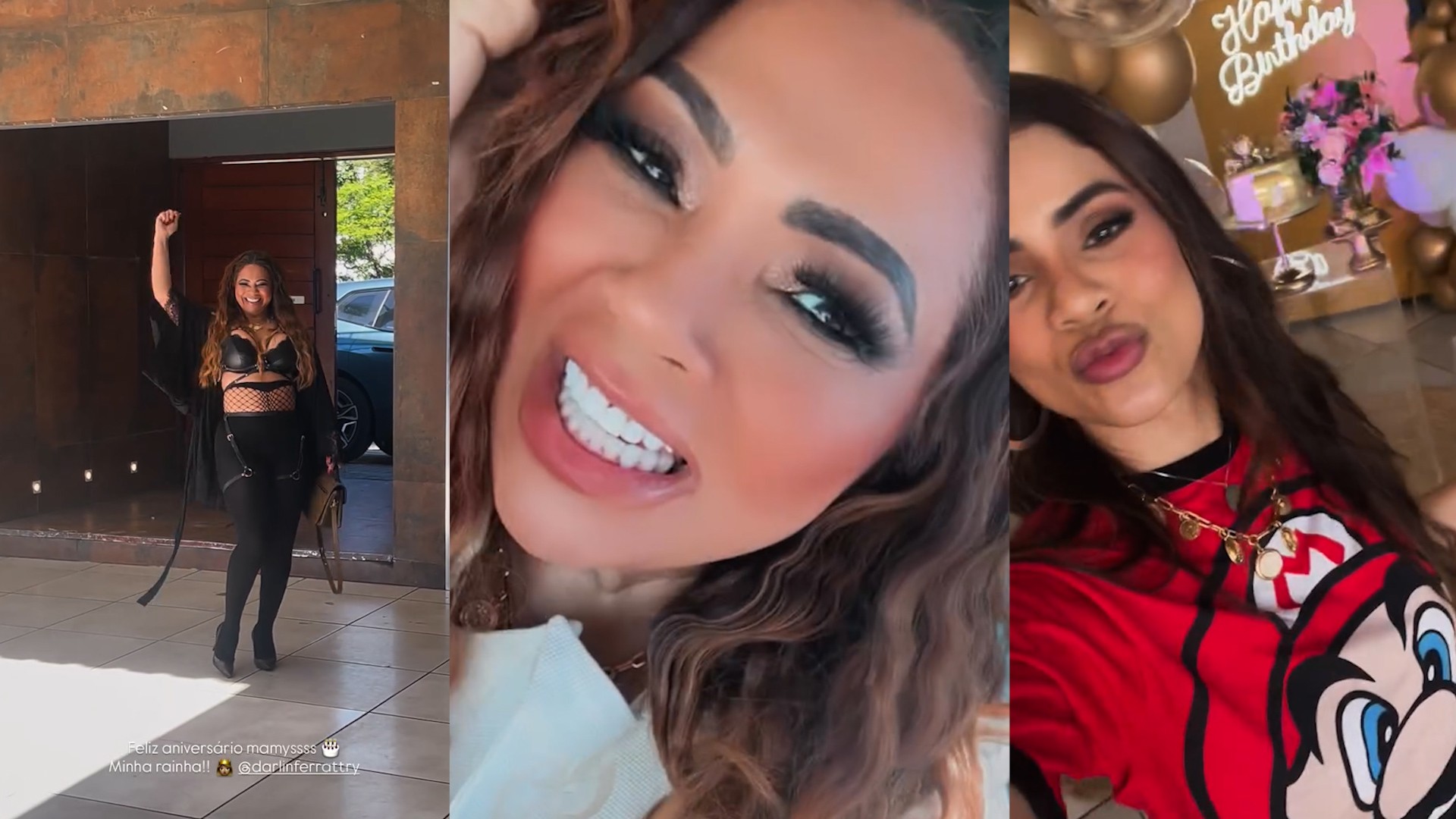 Mãe de Lexa, Darlin Ferrattry celebra aniversário com festão e ganha homenagem da filha