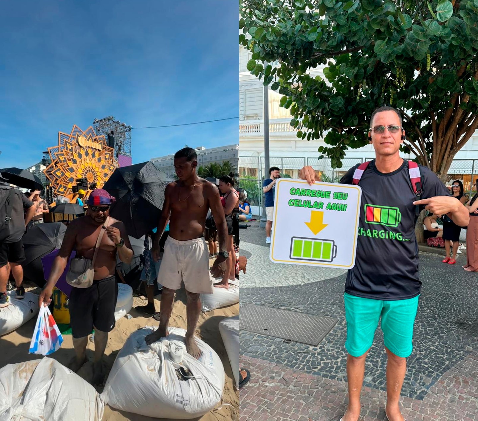 Camarote na areia, carga de celular e pulseira que brilha: veja os itens inusitados vendidos durante o show de Shakira