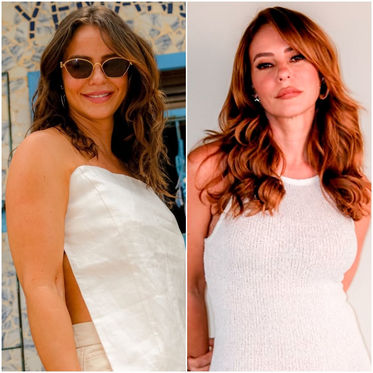 Paolla Oliveira fica ruiva e arranca elogios nas redes sociais