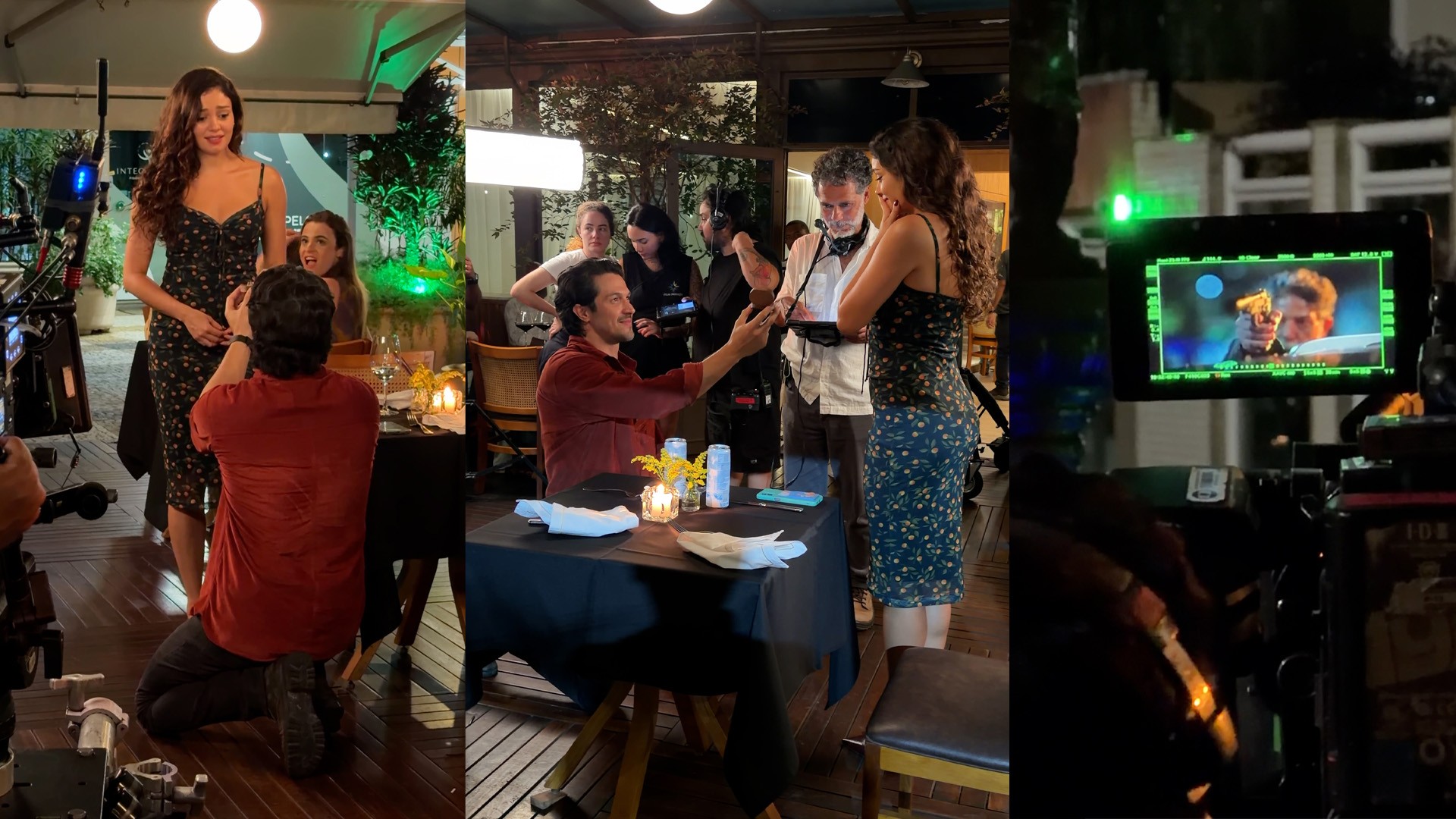 Três Graças: Sophie Charlotte e Romulo Estrela mostram ação em pedido de casamento diferente de Paulinho a Gerluce