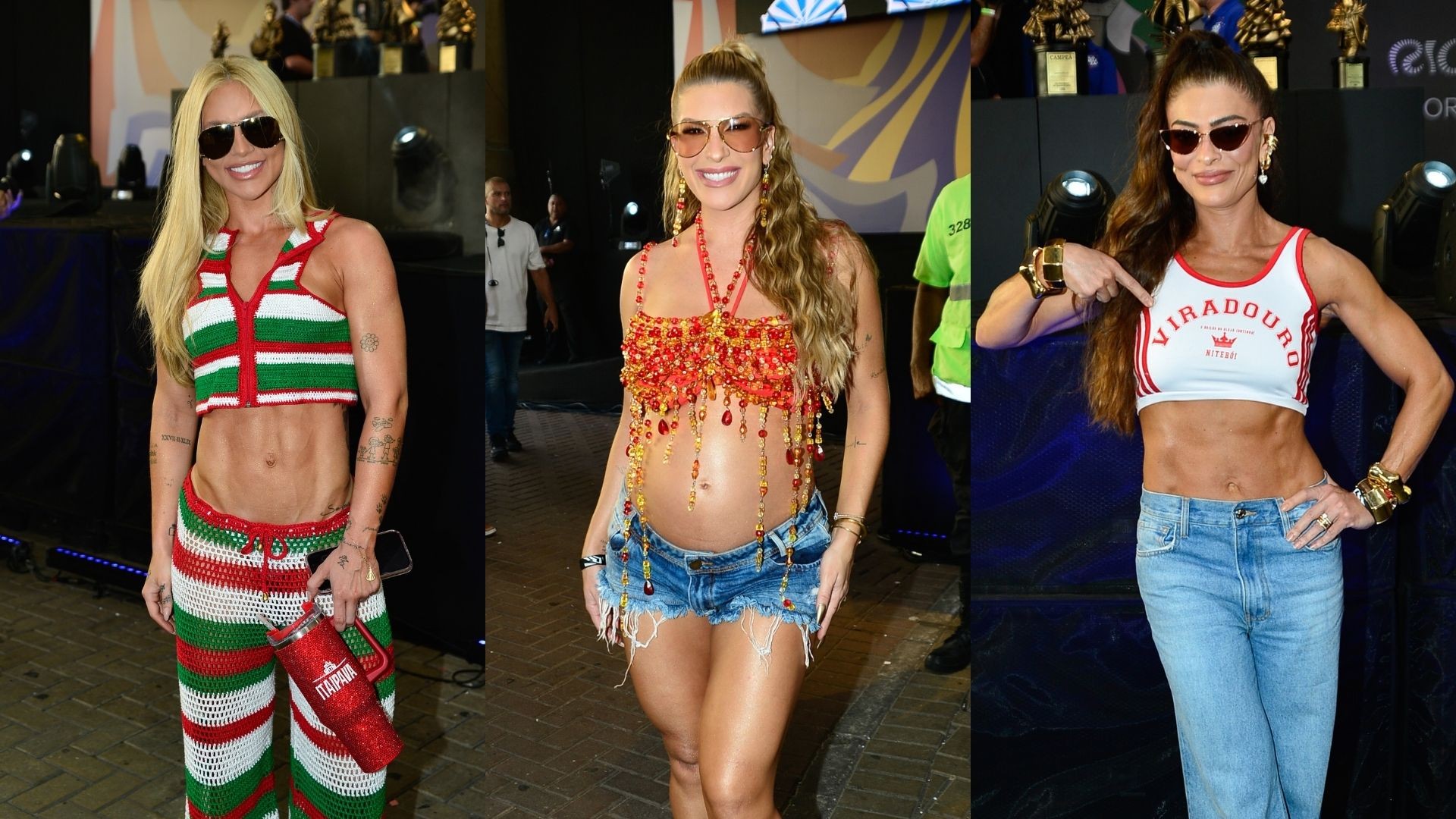 Famosos chegam para acompanhar apuração do Carnaval do Rio de Janeiro