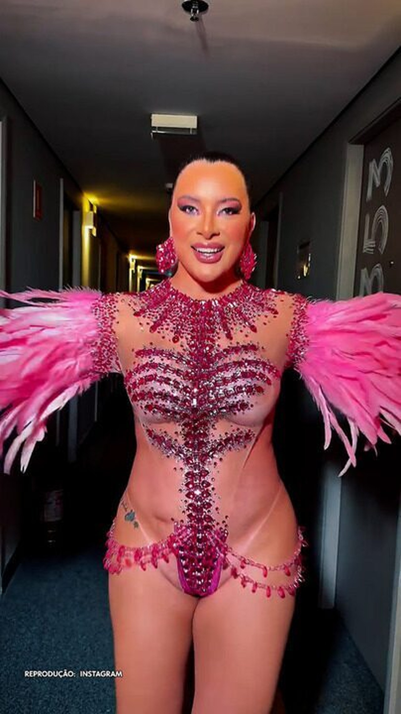 Musa da Barroca da Zona Sul recria fantasia icônica de Sabrina Sato