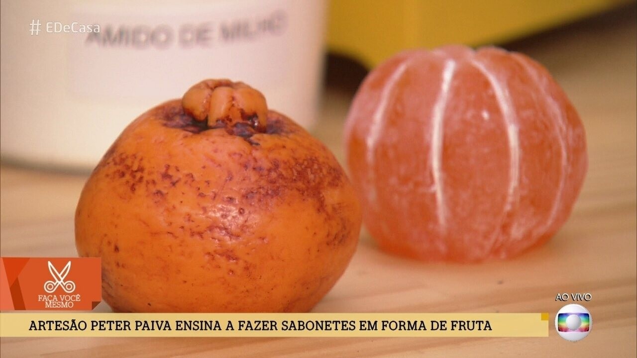 Aprenda a fazer sabonete artesanal de fruta | Gshow