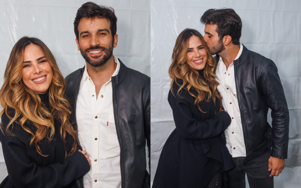 Wanessa Camargo recebe carinho do namorado Bruno durante show na Virada Cultural 2026