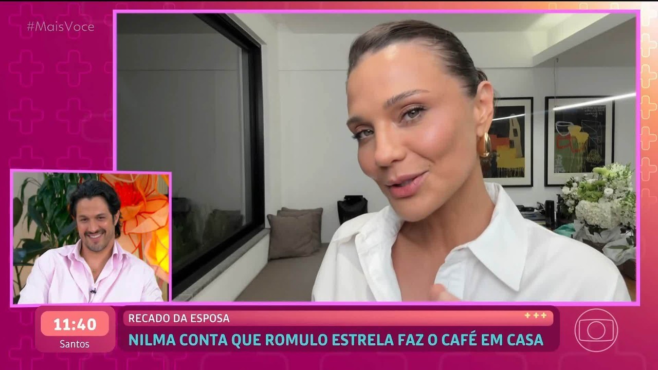 Romulo Estrela ganha recado apaixonado de Nilma Quariguasi e entrega: 'Estudamos na mesma escola'