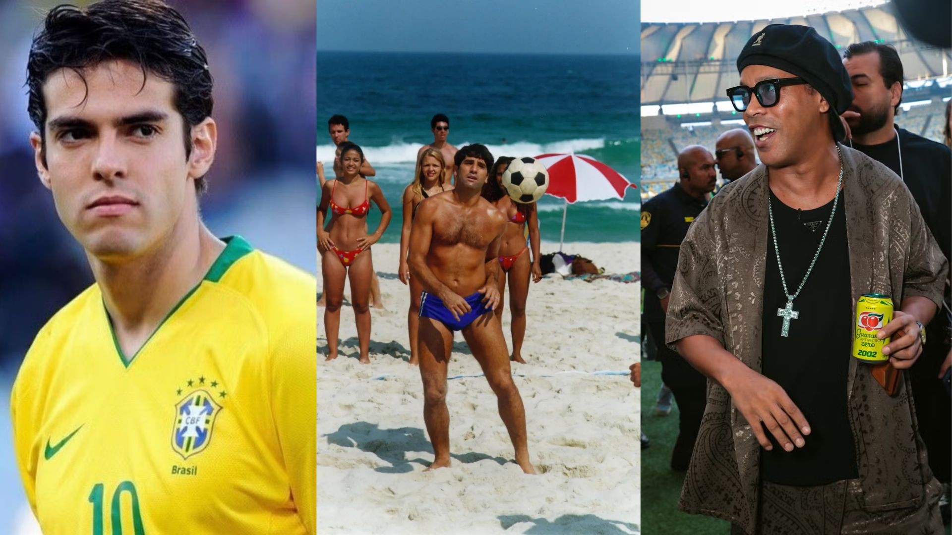De Kaká a Ronaldinho Gaúcho, chama o Vrááá elege os jogadores mais gatos de todos os tempos