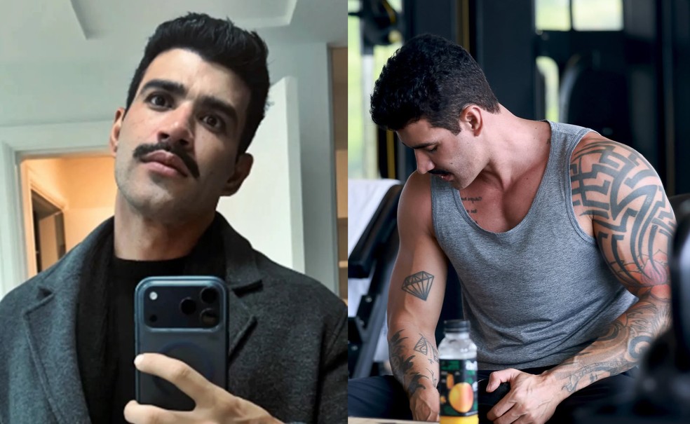 Gusttavo Lima ostenta braço supermusculoso em treino e surpreende — Foto: Reprodução Instagram @gusttavolima