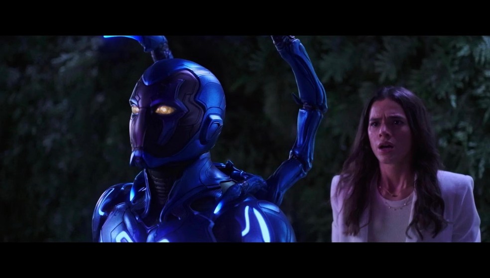Xolo Maridueña e Bruna Marquezine são estrelas de 'Besouro Azul' — Foto: Instagram