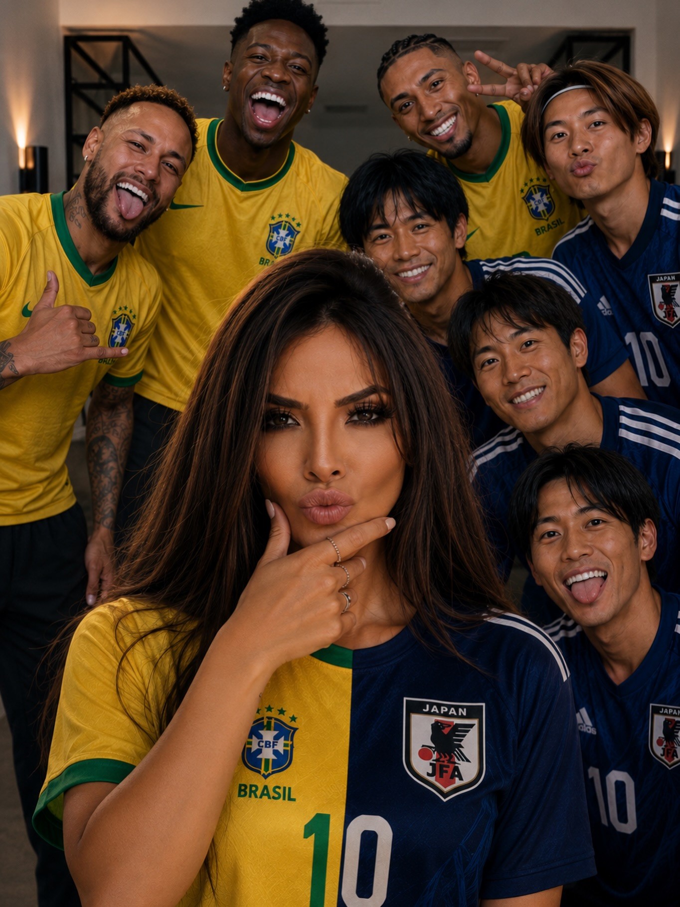 Em dia de jogo do Brasil contra o Japão, Carol Nakamura revela coração dividido