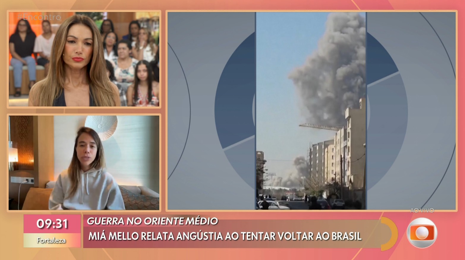 Sem poder sair do Catar, Miá Mello se emociona ao relatar tentativa de voltar ao Brasil: 'Parece uma eternidade'