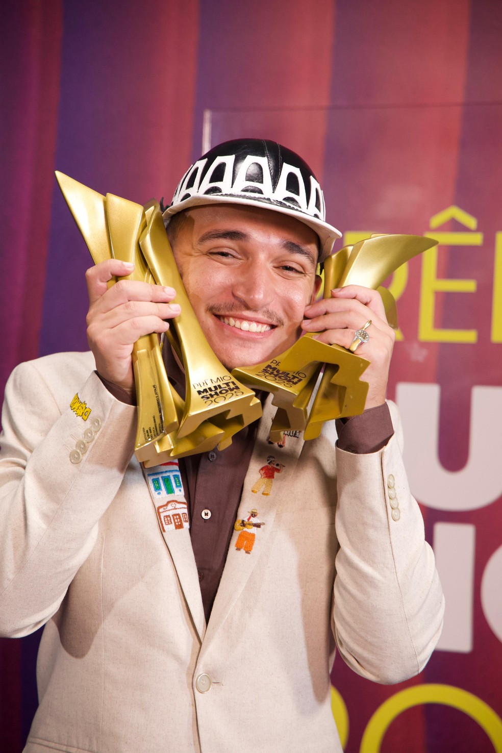João Gomes ganha quatro Prêmios Multishow em 2025 — Foto: Beatriz Dammy/Globo