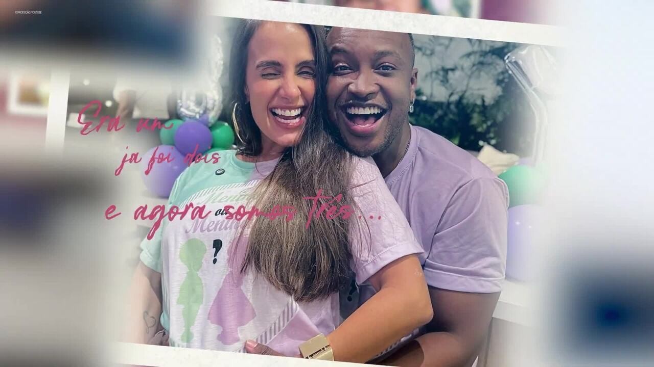 Carol Peixinho posta ensaio com Thiaguinho e Bento: 'Agora somos 3'