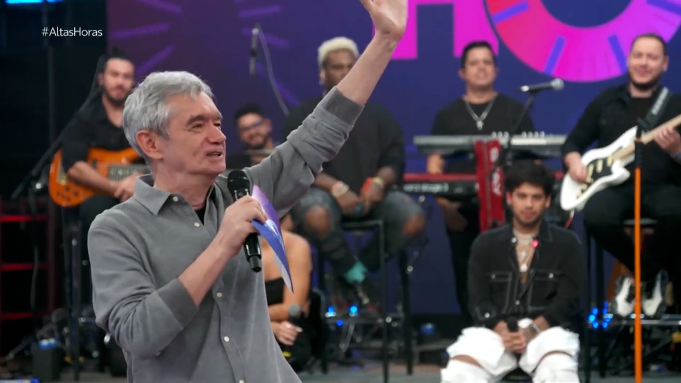 Serginho Groisman no Altas Horas — Foto: Globo