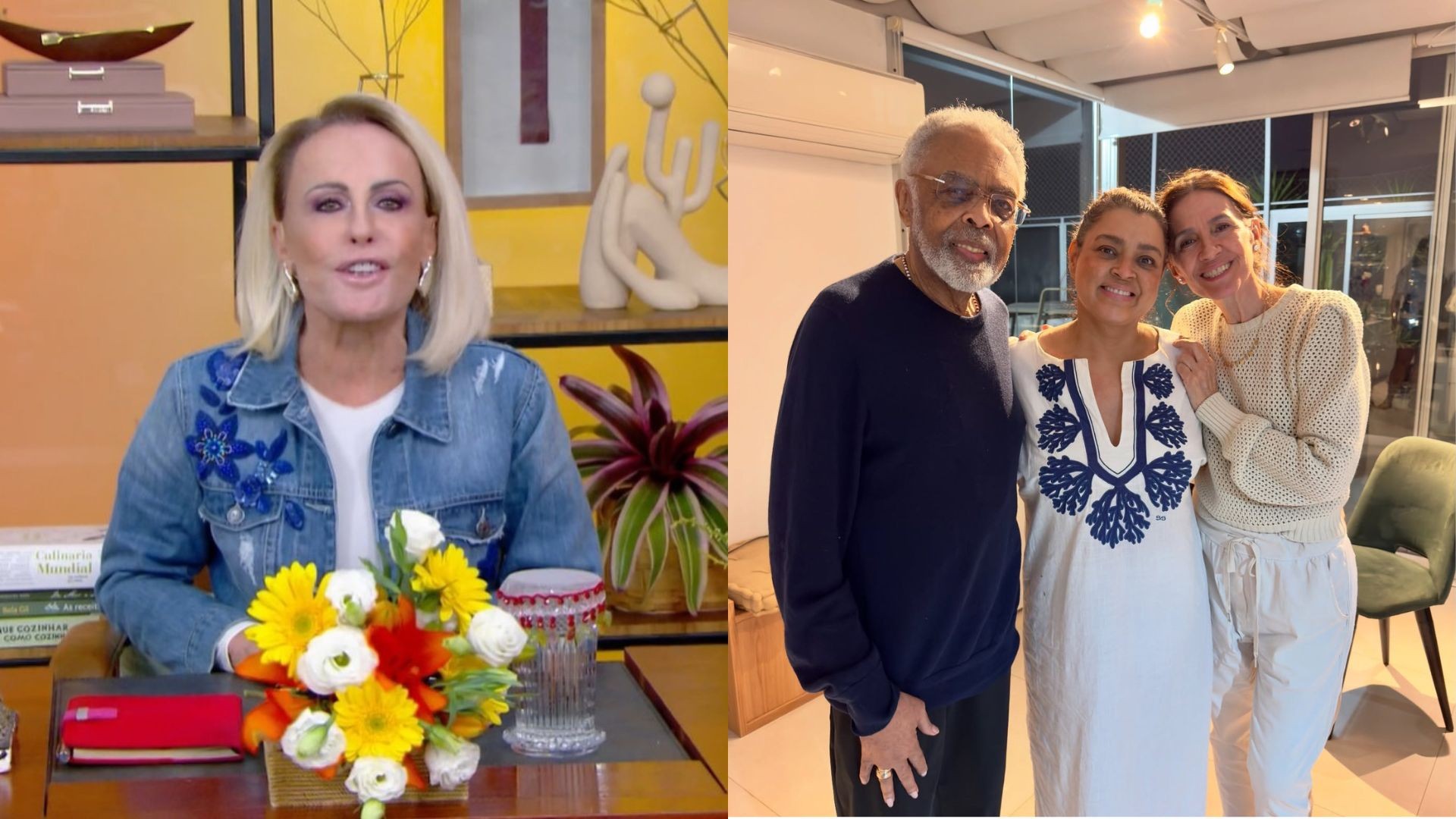 Ana Maria Braga comemora alta de Preta Gil e manda recado para cantora