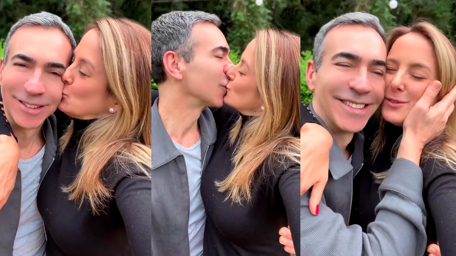 Ticiane Pinheiro homenageia César Tralli pelo aniversário: 'Pai admirável e marido incrível'