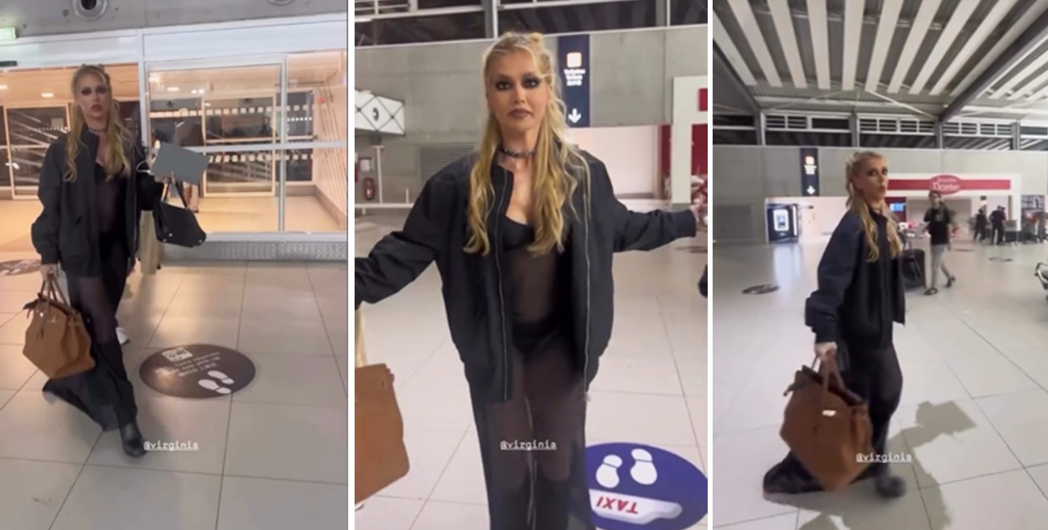 Perrengue chique! Virginia tem momento correria para não perder voo para o Brasil