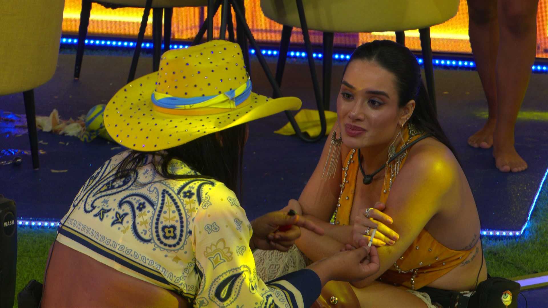 Jordana diz para Chaiany que a enxerga como 'ganhadora' do BBB 26: 'Torço para você'