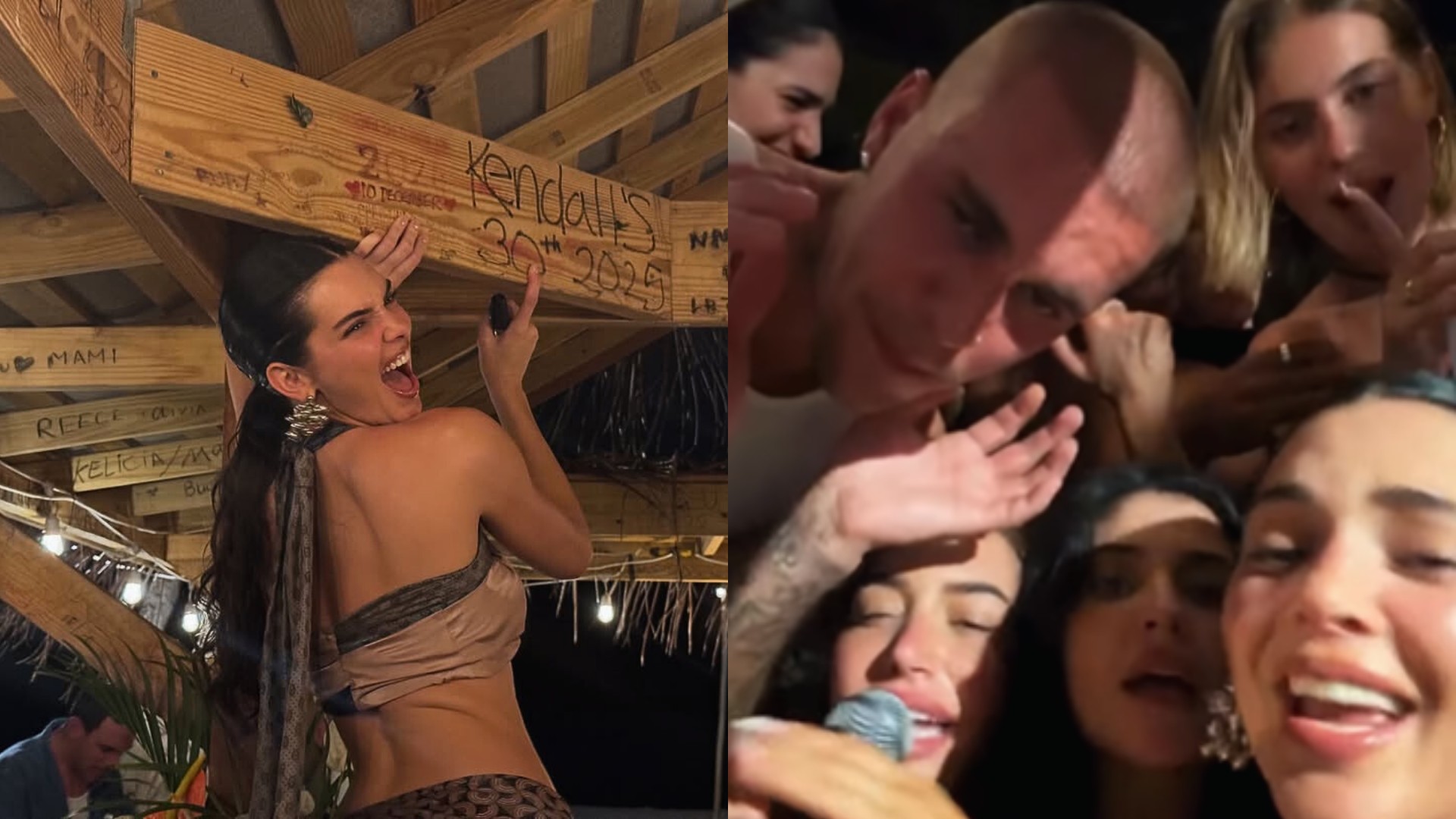 Kendall Jenner celebra 30 anos com show particular de Justin Bieber