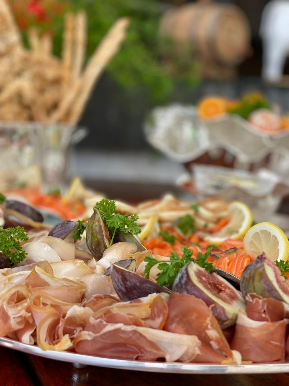 Detalhe do que foi servido no almoço — Foto: Divulgação