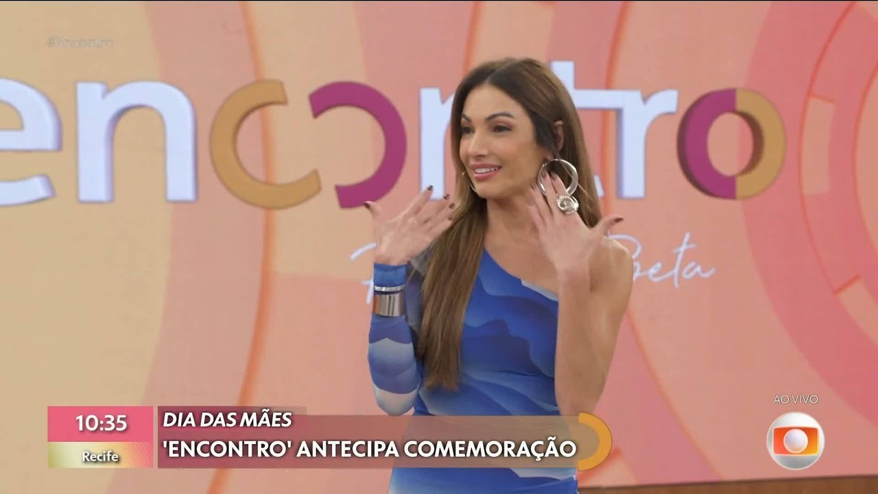 Patrícia Poeta se emociona ao falar do filho e da mãe na semana do Dia das Mães